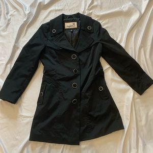 Girls Black Raincoat: Sugarfly